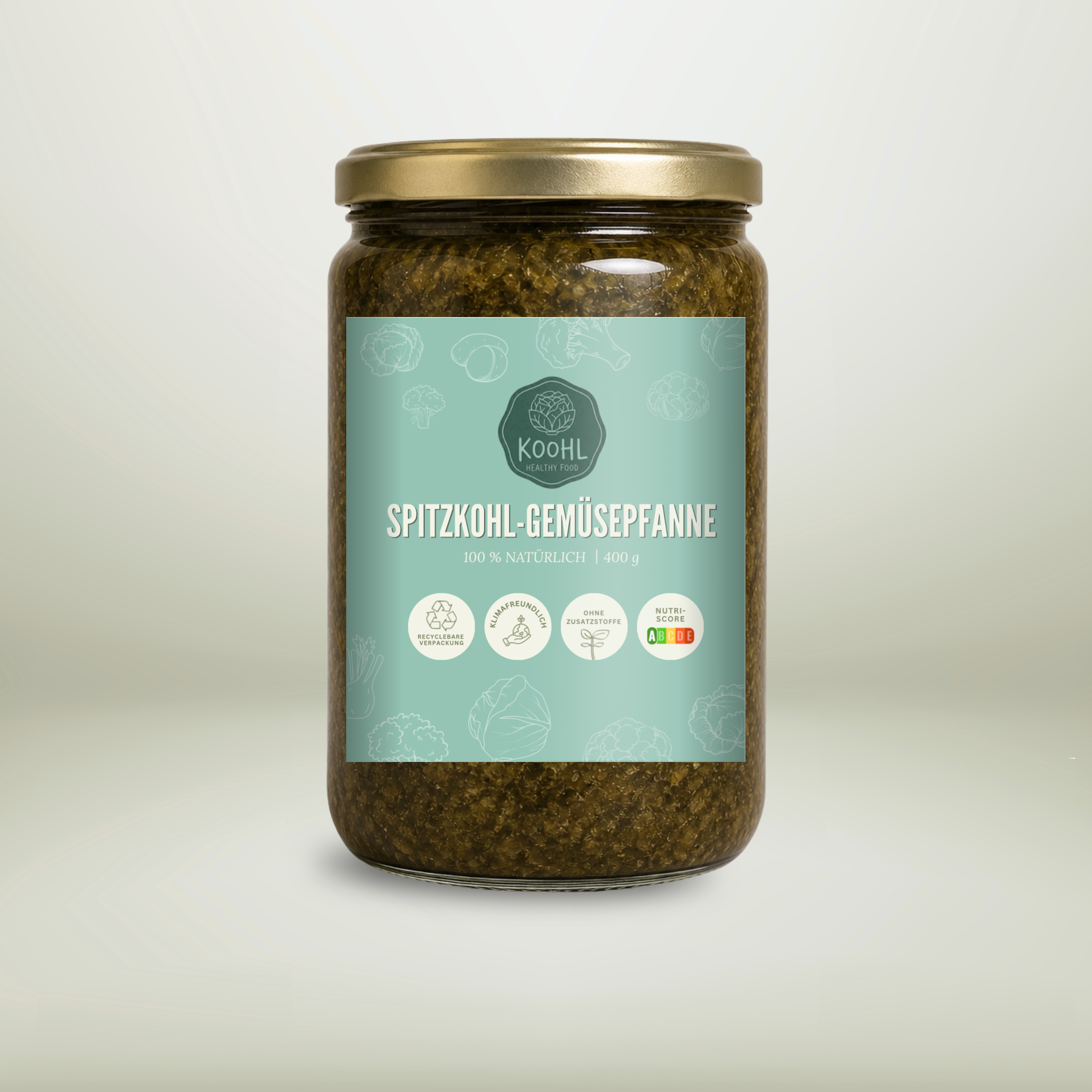 Spitzkohl-Gemüsepfanne mit Möhren & Dill